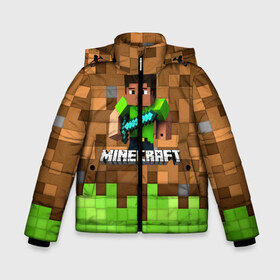 Зимняя куртка для мальчиков 3D с принтом Minecraft logo heroes в Санкт-Петербурге, ткань верха — 100% полиэстер; подклад — 100% полиэстер, утеплитель — 100% полиэстер | длина ниже бедра, удлиненная спинка, воротник стойка и отстегивающийся капюшон. Есть боковые карманы с листочкой на кнопках, утяжки по низу изделия и внутренний карман на молнии. 

Предусмотрены светоотражающий принт на спинке, радужный светоотражающий элемент на пуллере молнии и на резинке для утяжки | Тематика изображения на принте: blox | creeper | dungeons | game | geometry | pixel | steve | алекс | герои | детям | зелень | игра | квадраты | крипер | куб | логотипы игр | майнкрафт | мальчикам | меч | мобы | персонажи | пиксель | пиксельный | подземелья
