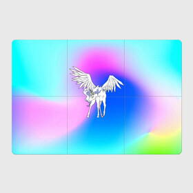 Магнитный плакат 3Х2 с принтом Пегас Гелиос в Санкт-Петербурге, Полимерный материал с магнитным слоем | 6 деталей размером 9*9 см | anime | luna | princess | sailor moon | wings | ангел | градиент | детям | единорог | звезды | конь | красивый | крылья | лошадка | луна | любовь | марс | мифический | небеса | перья | радуга | сейлор мун | сказочный | токио