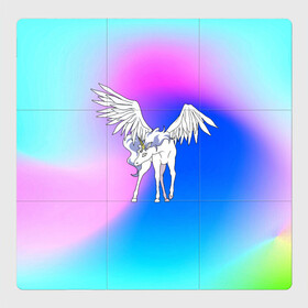 Магнитный плакат 3Х3 с принтом Пегас Гелиос в Санкт-Петербурге, Полимерный материал с магнитным слоем | 9 деталей размером 9*9 см | anime | luna | princess | sailor moon | wings | ангел | градиент | детям | единорог | звезды | конь | красивый | крылья | лошадка | луна | любовь | марс | мифический | небеса | перья | радуга | сейлор мун | сказочный | токио