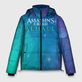 Мужская зимняя куртка 3D с принтом Assassins Creed Valhalla в Санкт-Петербурге, верх — 100% полиэстер; подкладка — 100% полиэстер; утеплитель — 100% полиэстер | длина ниже бедра, свободный силуэт Оверсайз. Есть воротник-стойка, отстегивающийся капюшон и ветрозащитная планка. 

Боковые карманы с листочкой на кнопках и внутренний карман на молнии. | Тематика изображения на принте: eivor | valhalla | vikings | вальгалла | вальхалла | викинги | эйвор