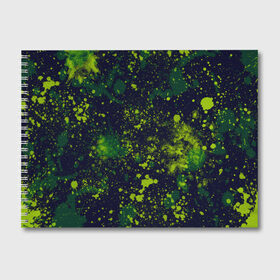 Альбом для рисования с принтом Camouflage в Санкт-Петербурге, 100% бумага
 | матовая бумага, плотность 200 мг. | Тематика изображения на принте: camouflage | paint | paints | брызги | брызги краски | брызги красок | жёлто зеленый | зеленая | зелено жёлтый | зеленый | зеленый камуфляж | камуфляж | краска | краски | милитари | пятна краски | разводы