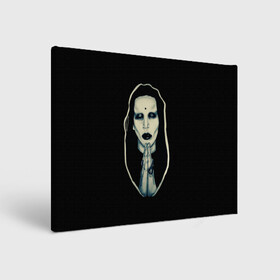 Холст прямоугольный с принтом Marilyn Manson в Санкт-Петербурге, 100% ПВХ |  | manson | marilyn | marilyn manson | мэнсон | мэрилин | мэрилин мэнсон