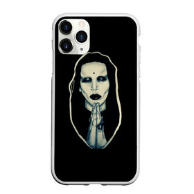 Чехол для iPhone 11 Pro Max матовый с принтом Marilyn Manson в Санкт-Петербурге, Силикон |  | Тематика изображения на принте: 