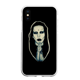 Чехол для iPhone XS Max матовый с принтом Marilyn Manson в Санкт-Петербурге, Силикон | Область печати: задняя сторона чехла, без боковых панелей | Тематика изображения на принте: manson | marilyn | marilyn manson | мэнсон | мэрилин | мэрилин мэнсон