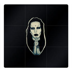 Магнитный плакат 3Х3 с принтом Marilyn Manson в Санкт-Петербурге, Полимерный материал с магнитным слоем | 9 деталей размером 9*9 см | manson | marilyn | marilyn manson | мэнсон | мэрилин | мэрилин мэнсон