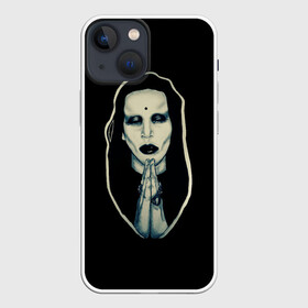 Чехол для iPhone 13 mini с принтом Marilyn Manson в Санкт-Петербурге,  |  | manson | marilyn | marilyn manson | мэнсон | мэрилин | мэрилин мэнсон