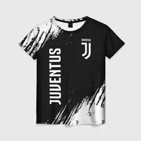 Женская футболка 3D с принтом JUVENTUS / ЮВЕНТУС в Санкт-Петербурге, 100% полиэфир ( синтетическое хлопкоподобное полотно) | прямой крой, круглый вырез горловины, длина до линии бедер | ball | club | dtynec | foot | football | italy | juventus | logo | ronaldo | sport | team | дибала | италия | клуб | лого | логотип | логотипы | огмутегы | роналдо | сборная | символ | символы | спорт | форма | футбол | футболист | футболисту | 