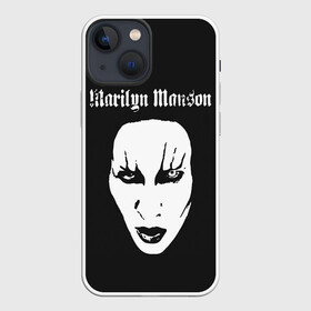 Чехол для iPhone 13 mini с принтом Marilyn Manson в Санкт-Петербурге,  |  | goth | gothic | manson | marilyn | metal | mm | music | rock | гот | готы | метал | мэнсон | мэрилин | рок
