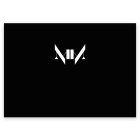 Поздравительная открытка с принтом Marilyn Manson в Санкт-Петербурге, 100% бумага | плотность бумаги 280 г/м2, матовая, на обратной стороне линовка и место для марки
 | Тематика изображения на принте: manson | marilyn | marilyn manson | мэнсон | мэрилин | мэрилин мэнсон