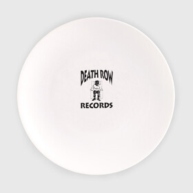 Тарелка с принтом Death Row Records в Санкт-Петербурге, фарфор | диаметр - 210 мм
диаметр для нанесения принта - 120 мм | death row | dr dre | hip hop | rap | snoop dogg
