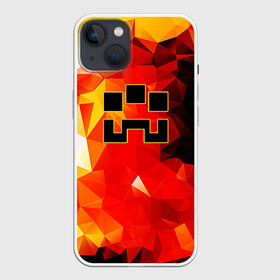 Чехол для iPhone 13 с принтом Minecraft Dungeons в Санкт-Петербурге,  |  | blox | creeper | dungeons | geometry | logo games | orange | pixel | red | steve | алекс | геометрия | детям | крипер | куб | логотипы игр | майнкрафт | мальчикам | мобы | огненный | огонь | пигги | пиксель | пиксельный | подземелья