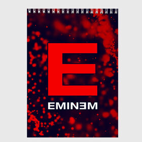 Скетчбук с принтом EMINEM ЭМИНЕМ в Санкт-Петербурге, 100% бумага
 | 48 листов, плотность листов — 100 г/м2, плотность картонной обложки — 250 г/м2. Листы скреплены сверху удобной пружинной спиралью | eminem | logo | music | oldschool | rap | raper | еминем | лого | логотип | логотипы | музыка | музыкант | олдскул | рэп | рэпер | рэппер | символ | символы | эминем