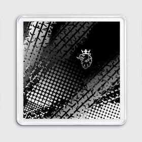 Магнит 55*55 с принтом Scania в Санкт-Петербурге, Пластик | Размер: 65*65 мм; Размер печати: 55*55 мм | king of road | king of the road | saab | saab logo | scania | scania king | scania logo | грузовик | дальнобойщик | сааб | сканиа | скания | скания значок | скания лого | скания логотип | скания символ | шофер