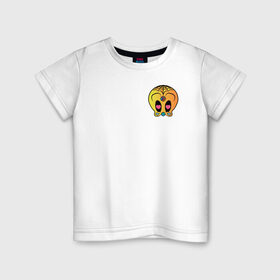 Детская футболка хлопок с принтом Твити Хэллоуин в Санкт-Петербурге, 100% хлопок | круглый вырез горловины, полуприлегающий силуэт, длина до линии бедер | Тематика изображения на принте: looney tunes | tweety | vdzabma | луни тюнз | твити
