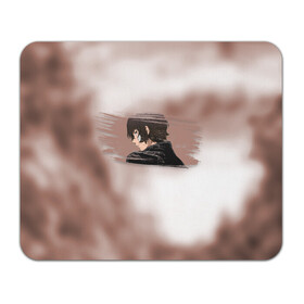 Коврик для мышки прямоугольный с принтом Дазай Осаму в Санкт-Петербурге, натуральный каучук | размер 230 х 185 мм; запечатка лицевой стороны | Тематика изображения на принте: bungou stray dogs | dazai | osamu | бродячие псы | великий | дазай | осаму