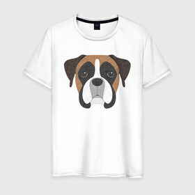 Мужская футболка хлопок с принтом Для Любителей Боксёров в Санкт-Петербурге, 100% хлопок | прямой крой, круглый вырез горловины, длина до линии бедер, слегка спущенное плечо. | 