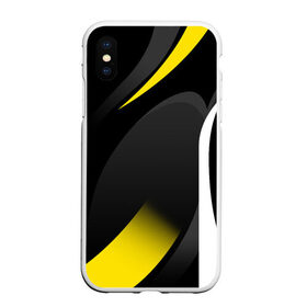 Чехол для iPhone XS Max матовый с принтом SPORT WEAR YELLOW в Санкт-Петербурге, Силикон | Область печати: задняя сторона чехла, без боковых панелей | Тематика изображения на принте: abstraction | geometry | neon | sport | sport wear | texture | абстракция | брызги | геометрия | краски | красный | линии | неон | неоновый | полосы | соты | спорт | спортивная одежда | спортивная форма | текстура | фигуры