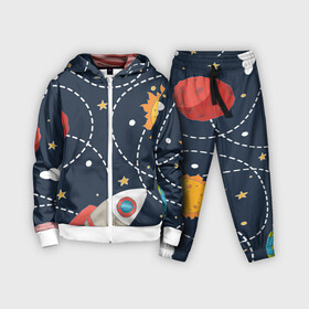 Детский костюм 3D с принтом Космический перелёт в Санкт-Петербурге,  |  | арт | звезда | звёзды | земля | космос | марс | перелёт | планета | планеты | полёт | ракета | ракеты | рисунок | сатурн | солнце | юпитер