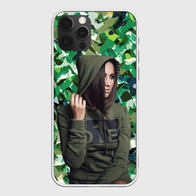 Чехол для iPhone 12 Pro Max с принтом Ольга Бузова в Санкт-Петербурге, Силикон |  | camouflage | celebrity | eyes | face | girl | lips | star | view | взгляд | глаза | губы | девушка | звезда | знаменитость | камуфляж | лицо