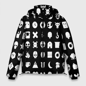 Мужская зимняя куртка 3D с принтом Любовь смерть и роботы в Санкт-Петербурге, верх — 100% полиэстер; подкладка — 100% полиэстер; утеплитель — 100% полиэстер | длина ниже бедра, свободный силуэт Оверсайз. Есть воротник-стойка, отстегивающийся капюшон и ветрозащитная планка. 

Боковые карманы с листочкой на кнопках и внутренний карман на молнии. | Тематика изображения на принте: 