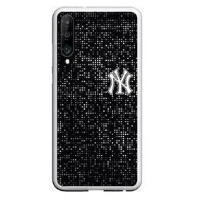 Чехол для Honor P30 с принтом New York Yankees в Санкт-Петербурге, Силикон | Область печати: задняя сторона чехла, без боковых панелей | baseball | fashion | game | glitch | new york | sport | бейсбол | игра | мода | нью йорк | спорт