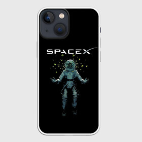 Чехол для iPhone 13 mini с принтом Космос в Санкт-Петербурге,  |  | spacex | звезды | илон маск | космонавт | космос | скафандр | технологии