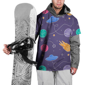 Накидка на куртку 3D с принтом Космические туристы в Санкт-Петербурге, 100% полиэстер |  | Тематика изображения на принте: арт | венера | звезда | звёзды | земля | инопланетяне | космос | марс | нло | ночь | планета | планеты | рисунок | сияние | тарелка | тарелки | юпитер