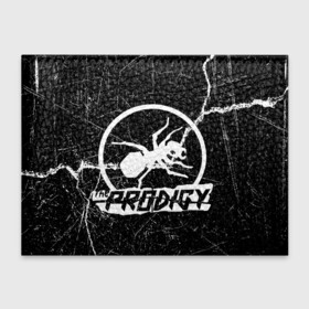 Обложка для студенческого билета с принтом THE PRODIGY. в Санкт-Петербурге, натуральная кожа | Размер: 11*8 см; Печать на всей внешней стороне | Тематика изображения на принте: prodigy | the prodigy | дарование | музыка | чудо