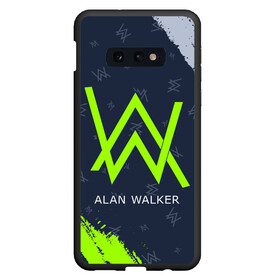 Чехол для Samsung S10E с принтом ALAN WALKER АЛАН УОКЕР в Санкт-Петербурге, Силикон | Область печати: задняя сторона чехла, без боковых панелей | Тематика изображения на принте: alan | faded | house | logo | music | walker | алан | вокер | волкер | диджей | лого | логотип | логотипы | музыка | музыкант | символ | символы | танцеальная | уокер | хаус | электронная