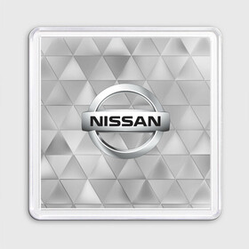 Магнит 55*55 с принтом NISSAN. в Санкт-Петербурге, Пластик | Размер: 65*65 мм; Размер печати: 55*55 мм | abstract | auto | brand | car | geometry | nissan | nиссан | sport | texture | абстракция | авто | автомобильные | бренд | геометрия | классика | машины | модные | спорт | стиль | текстура