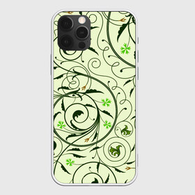 Чехол для iPhone 12 Pro Max с принтом листья в Санкт-Петербурге, Силикон |  | кружево | листики | листочек | листья | растения