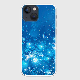 Чехол для iPhone 13 mini с принтом Снежинки. в Санкт-Петербурге,  |  | abstract | brand | geometry | sport | texture | абстракция | бренд | геометрия | зима | зимние | классика | летние | минимализм | модные | нг | новогодние | новый год | популярные иллюстрации | прикольные картинки