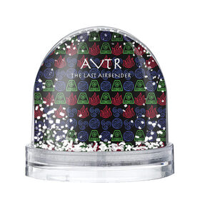 Снежный шар с принтом АВАТАР в Санкт-Петербурге, Пластик | Изображение внутри шара печатается на глянцевой фотобумаге с двух сторон | aang | avatar | manga | аанг | аватар | аниме | манга