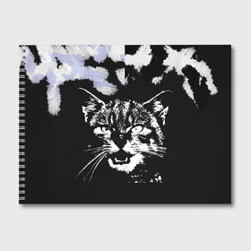Альбом для рисования с принтом кот в Санкт-Петербурге, 100% бумага
 | матовая бумага, плотность 200 мг. | животные | звери | зевающий кот | кися | кот | котенок | котики | коты | кричащий кот | минимализм | питомцы | прикольные картинки
