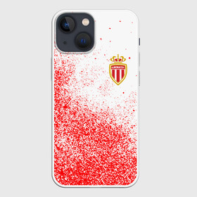 Чехол для iPhone 13 mini с принтом MONACO. в Санкт-Петербурге,  |  | fc | football | football club | france | monaco | sport | нико ковач | спорт | уефа | униформа | фк | фк монако | франция | французская лига 1 | французский футбольный клуб | футбол | фут