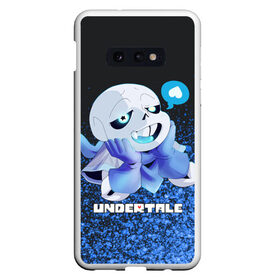 Чехол для Samsung S10E с принтом UNDERTALE в Санкт-Петербурге, Силикон | Область печати: задняя сторона чехла, без боковых панелей | sans | undertale | андертале | андертейл | игра | подземная история | подземная сказка | санс | ундертале