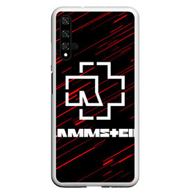 Чехол для Honor 20 с принтом Rammstein. в Санкт-Петербурге, Силикон | Область печати: задняя сторона чехла, без боковых панелей | music | rammstein | rock | индастриал метал | метал группа | музыка | музыкальная группа | немецкая метал группа | рамштайн | рок | хард рок