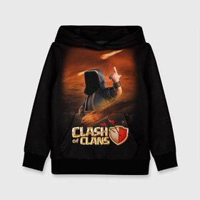 Детская толстовка 3D с принтом Clash of Clans в Санкт-Петербурге, 100% полиэстер | двухслойный капюшон со шнурком для регулировки, мягкие манжеты на рукавах и по низу толстовки, спереди карман-кенгуру с мягким внутренним слоем | Тематика изображения на принте: clash of clans | clash royale | game | supercell | детская | детям | игра | клаш оф кланс | клаш оф кленс | клеш оф кленс | клэш оф кланс | компьютерная игра | пекка