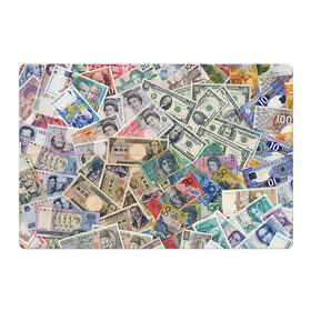 Магнитный плакат 3Х2 с принтом Деньги в Санкт-Петербурге, Полимерный материал с магнитным слоем | 6 деталей размером 9*9 см | Тематика изображения на принте: арт | банкноты | валюта | деньги | доллары | зеленый | иена | красный | серый | синий | фунт стерлингов | юани