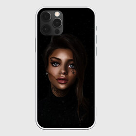 Чехол для iPhone 12 Pro Max с принтом Girl DARK в Санкт-Петербурге, Силикон |  | dark | girl | девушка | звезда | инсомния | тату | татуировка