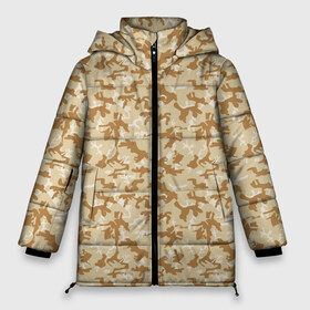 Женская зимняя куртка 3D с принтом Пастельный камуфляж беж в Санкт-Петербурге, верх — 100% полиэстер; подкладка — 100% полиэстер; утеплитель — 100% полиэстер | длина ниже бедра, силуэт Оверсайз. Есть воротник-стойка, отстегивающийся капюшон и ветрозащитная планка. 

Боковые карманы с листочкой на кнопках и внутренний карман на молнии | military | pattern | абстракция | армия | бежевый | брызги | военный | войска | волны | жираф | краски | маскировка | милитари | нежные | орнамент | охотник | паттерн | песочный | пустыня | пятна | пятнистый