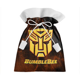 Подарочный 3D мешок с принтом Bumblebee. в Санкт-Петербурге, 100% полиэстер | Размер: 29*39 см | Тематика изображения на принте: 