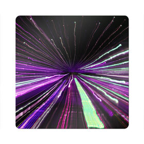 Магнит виниловый Квадрат с принтом Rollo в Санкт-Петербурге, полимерный материал с магнитным слоем | размер 9*9 см, закругленные углы | abstraction | blur | immersion | light | lines | long exposure | purple | абстракция | длинная выдержка | линии | погружение | размытость | свет | фиолетовый