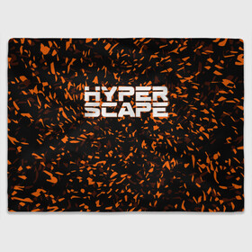 Плед 3D с принтом Hyper Scape. в Санкт-Петербурге, 100% полиэстер | закругленные углы, все края обработаны. Ткань не мнется и не растягивается | Тематика изображения на принте: esport | games | hyper scape | twitch | игроки | игролюбители | игроманы | игры | киберспорт | королевская битва | корона | твич | хупер скайп | хупер скайпе