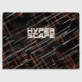 Плед 3D с принтом Hyper Scape. в Санкт-Петербурге, 100% полиэстер | закругленные углы, все края обработаны. Ткань не мнется и не растягивается | Тематика изображения на принте: esport | games | hyper scape | twitch | игроки | игролюбители | игроманы | игры | киберспорт | королевская битва | корона | твич | хупер скайп | хупер скайпе