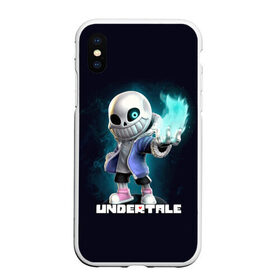 Чехол для iPhone XS Max матовый с принтом UNDERTALE в Санкт-Петербурге, Силикон | Область печати: задняя сторона чехла, без боковых панелей | sans | undertale | андертале | андертейл | игра | подземная история | подземная сказка | санс | ундертале