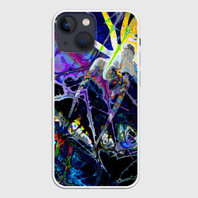Чехол для iPhone 13 mini с принтом Gasoline stains abstraction в Санкт-Петербурге,  |  | abstract | art | color | digital | gasoline | gradient | stains | texture | абстракция | арт | бензин | градиент | разводы | текстуры | цветной | цифровой