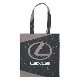 Шоппер 3D с принтом LEXUS / ЛЕКСУС в Санкт-Петербурге, 100% полиэстер | Плотность: 200 г/м2; Размер: 34×35 см; Высота лямок: 30 см | auto | lexus | logo | moto | symbol | авто | автомобиль | гонки | лексус | лого | логотип | логотипы | марка | машина | мото | символ | символы