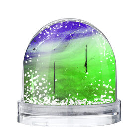 Снежный шар с принтом GreenFer в Санкт-Петербурге, Пластик | Изображение внутри шара печатается на глянцевой фотобумаге с двух сторон | abstraction | art | blue | green | paint | stains | абстракция | арт | зелёный | краска | разводы | синий