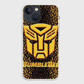 Чехол для iPhone 13 mini с принтом Bumblebee. в Санкт-Петербурге,  |  | bumblebee | автобот разведчик | автоботы | бамблби | боевик | кино | кино трансформеры | персонаж вселенной трансформеров | приключения | трансформеры | фантастика | фильмы